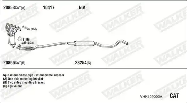 WALKER VHK129002A