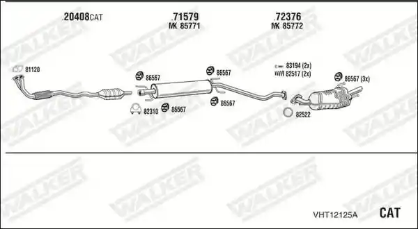 WALKER VHT12125A