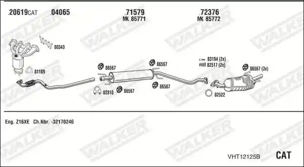 WALKER VHT12125B