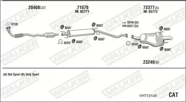 WALKER VHT12126