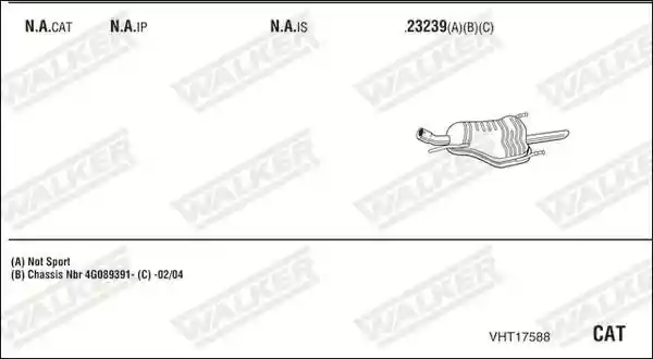 WALKER VHT17588