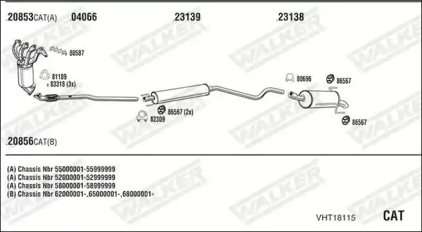 WALKER VHT18115