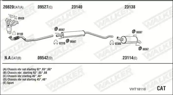 WALKER VHT18116