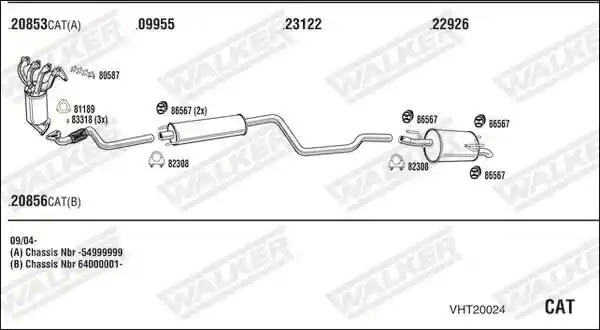 WALKER VHT20024