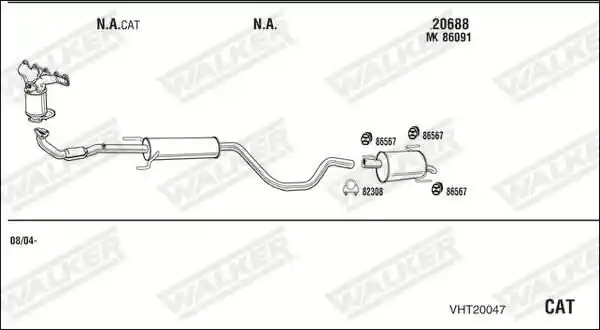 WALKER VHT20047