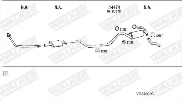 WALKER VO34003C