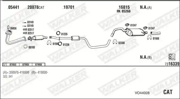 WALKER VO44028