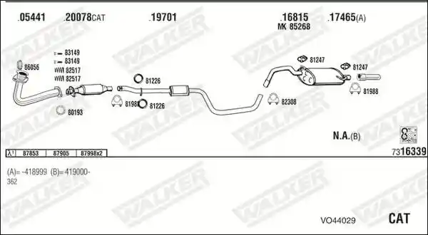WALKER VO44029