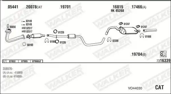 WALKER VO44030