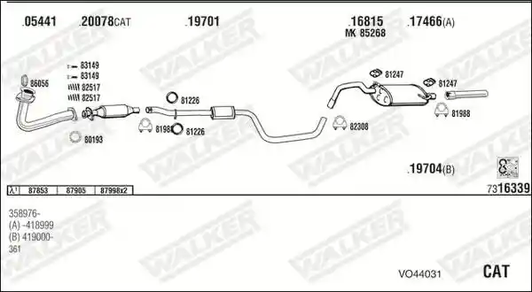 WALKER VO44031