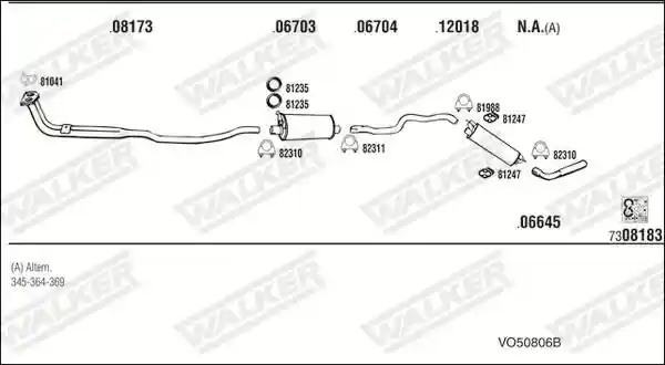 WALKER VO50806B