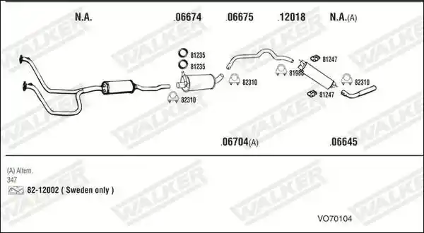 WALKER VO70104