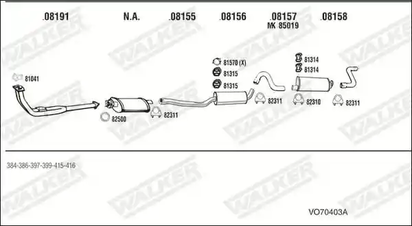 WALKER VO70403A