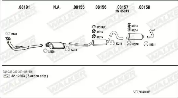 WALKER VO70403B
