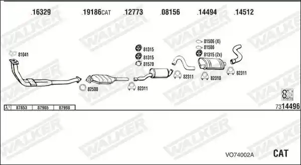 WALKER VO74002A