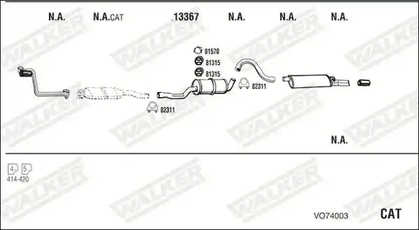 WALKER VO74003