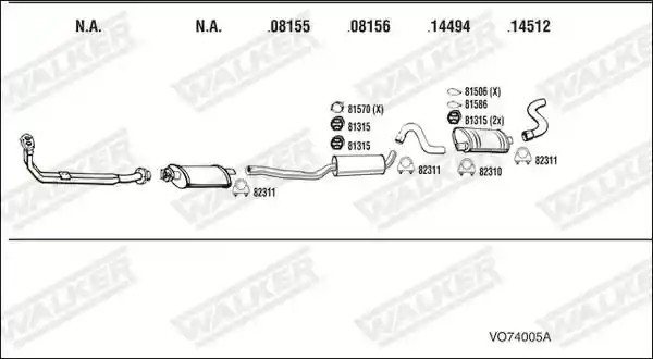 WALKER VO74005A