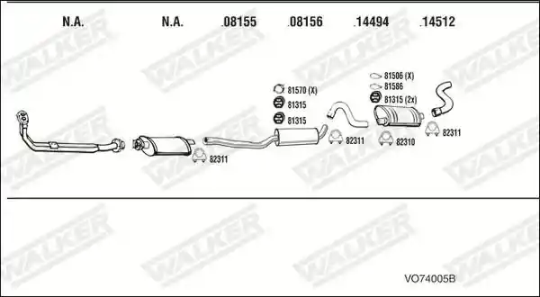 WALKER VO74005B