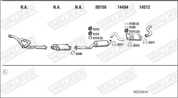WALKER VO74014