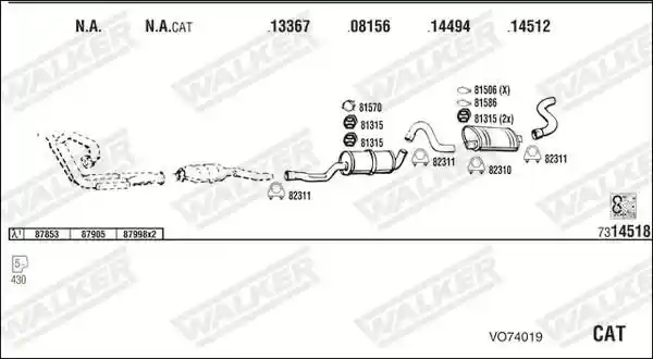 WALKER VO74019