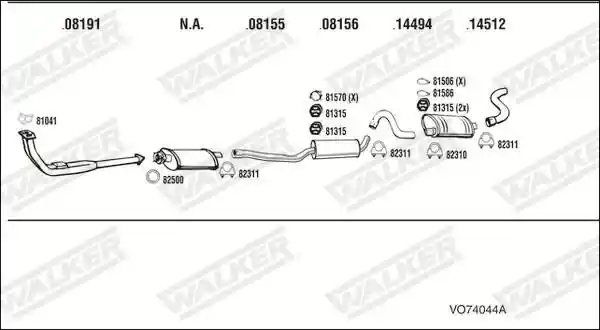 WALKER VO74044A
