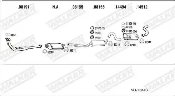 WALKER VO74044B