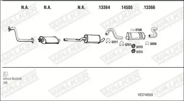 WALKER VO74050