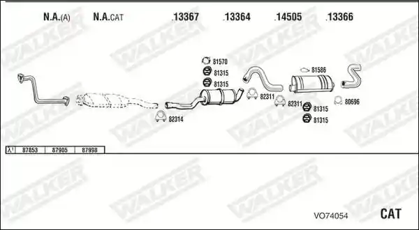 WALKER VO74054