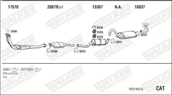 WALKER VO74073