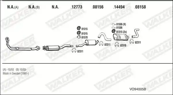 WALKER VO94005B