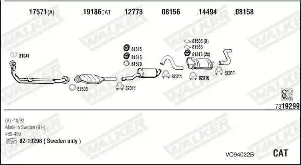 WALKER VO94022B