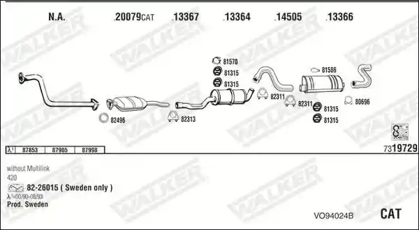 WALKER VO94024B