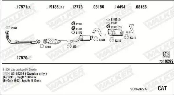 WALKER VO94027A