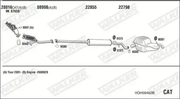 WALKER VOH09462B