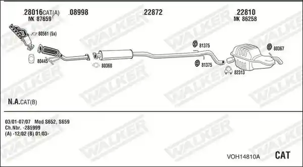 WALKER VOH14810A