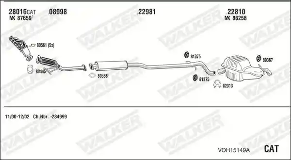 WALKER VOH15149A