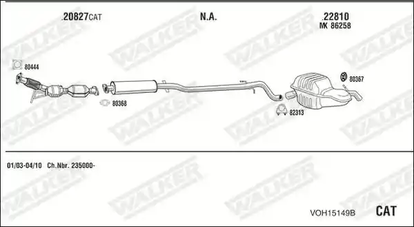 WALKER VOH15149B