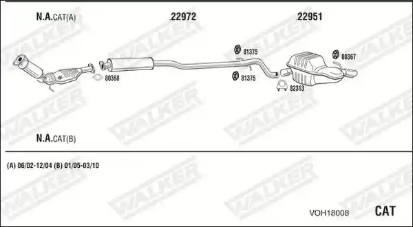WALKER VOH18008