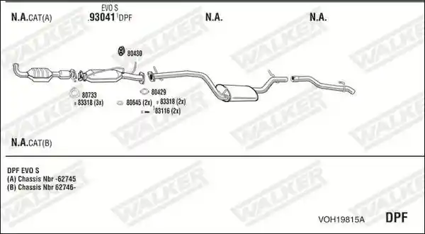 WALKER VOH19815A