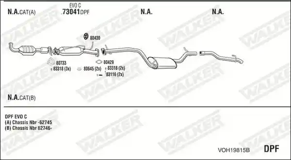 WALKER VOH19815B