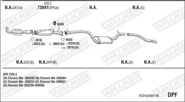 WALKER VOH20891B