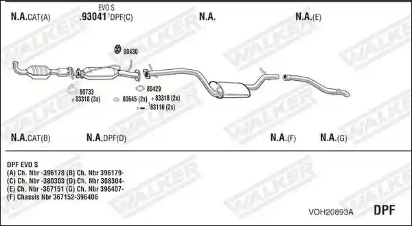 WALKER VOH20893A