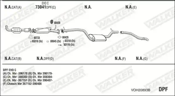 WALKER VOH20893B