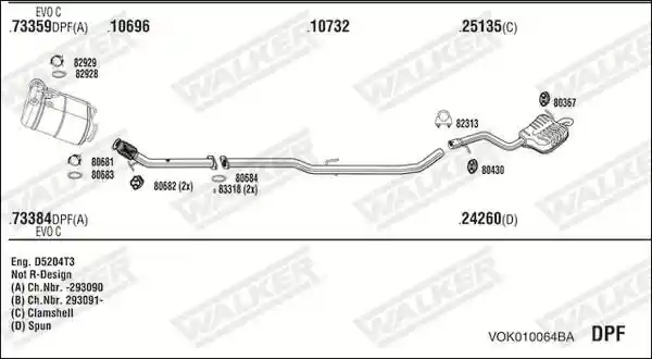 WALKER VOK010064BA