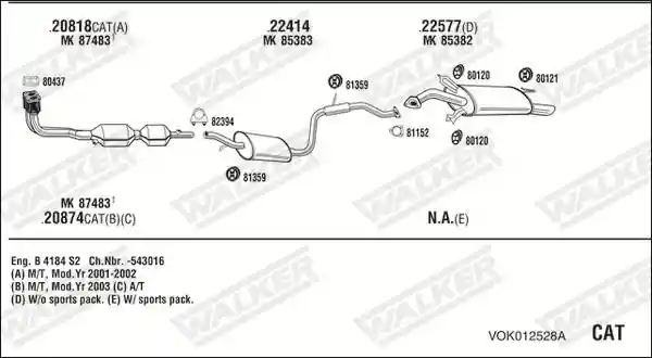 WALKER VOK012528A