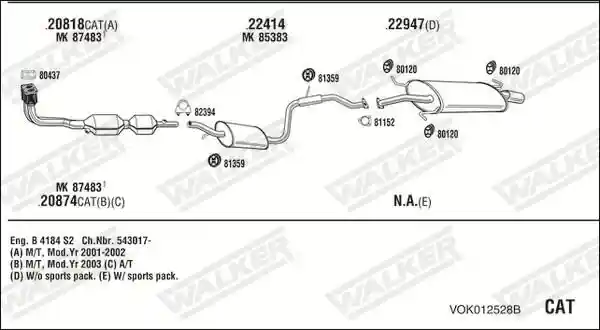 WALKER VOK012528B