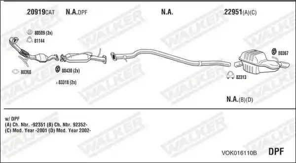 WALKER VOK016110B