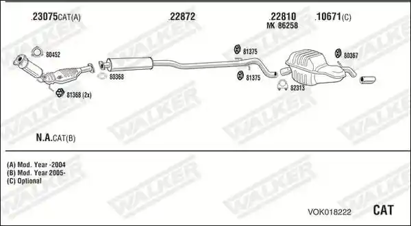 WALKER VOK018222
