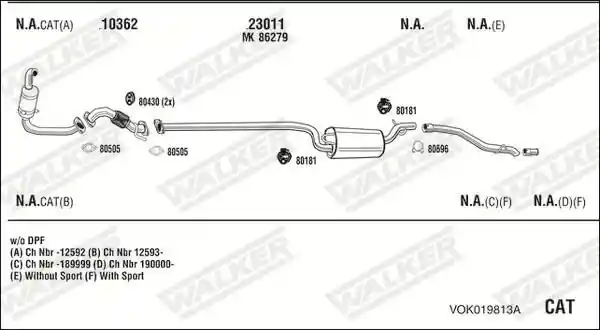 WALKER VOK019813A