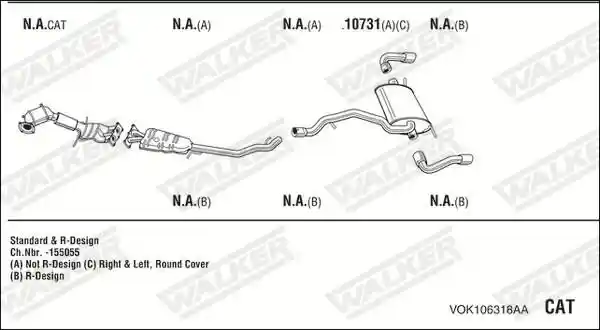 WALKER VOK106318AA